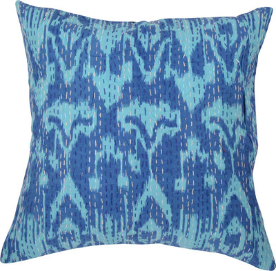 

Trade Star Floral Cushions Cover(40 cm*40 cm, Blue)