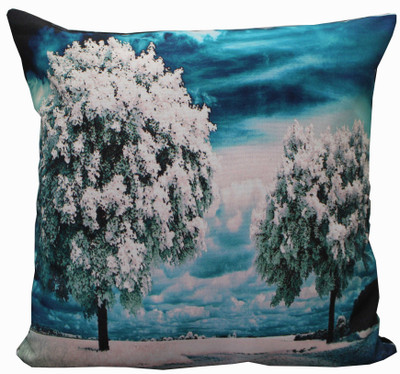 

Adishma Printed Cushions Cover(40 cm*40 cm, Blue, White)