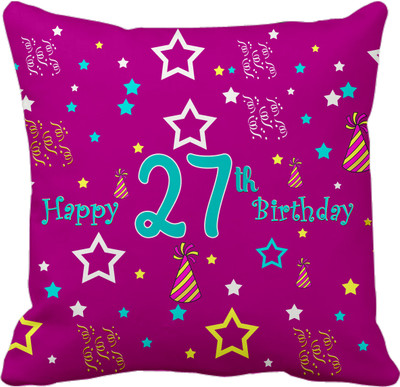 

Tied Ribbons Printed Cushions Cover(30 cm*30 cm, Multicolor)