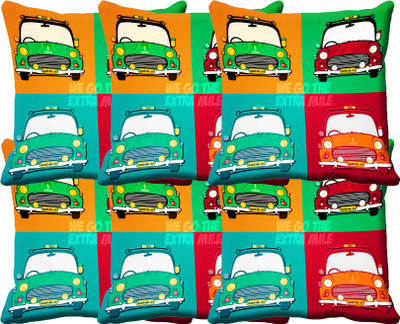 

IndiWeaves Printed Cushions Cover(Pack of 6, 30 cm*30 cm, Multicolor)