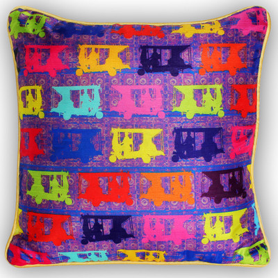 

Fatfatiya Floral Cushions Cover(40 cm*40 cm, Multicolor)