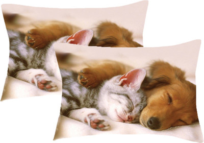 

Sleep Nature's Printed Pillows Cover(Pack of 2, 68.58 cm*45.72 cm, Multicolor)