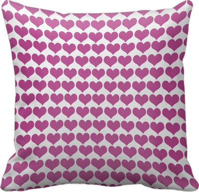

SajawatHomes Abstract Cushions Cover(30 cm*30 cm, White, Pink), Pink;white