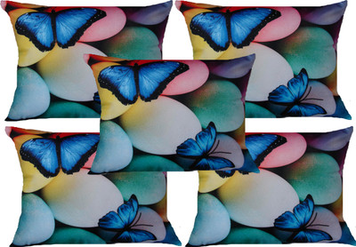 

HOME SHINE Printed Cushions Cover(Pack of 5, 40 cm*40 cm, Multicolor)
