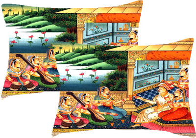 

Sleep Nature's Printed Pillows Cover(Pack of 2, 68.58 cm*45.72 cm, Multicolor)