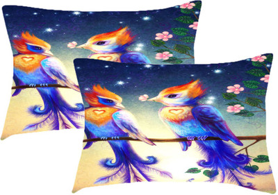 

Sleep Nature's Printed Pillows Cover(Pack of 2, 68.58 cm*45.72 cm, Multicolor)