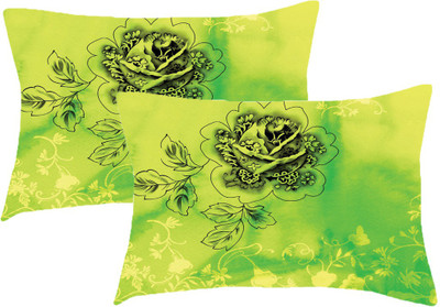 Sleep Nature's Printed Pillows Cover(Pack of 2, 68.58 cm*45.72 cm, Multicolor)