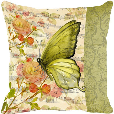 

Leaf Designs Printed Cushions Cover(41 cm*41 cm, Multicolor)