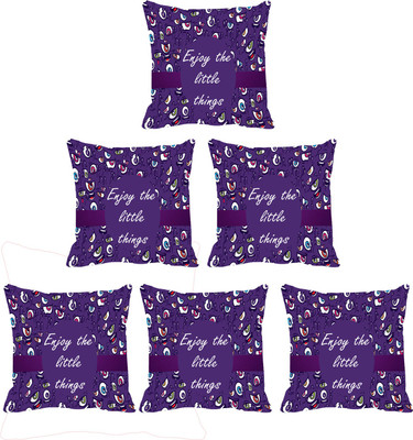 

IndiWeaves Printed Cushions Cover(Pack of 6, 40 cm*40 cm, Multicolor)