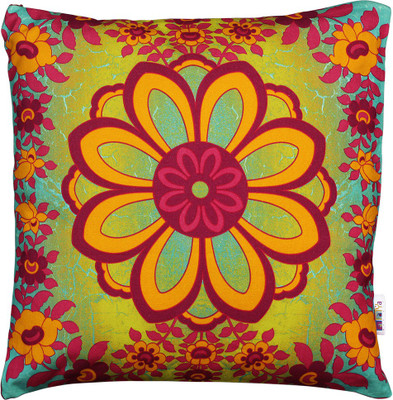 

Fatfatiya Floral Cushions Cover(40 cm*40 cm, Multicolor)