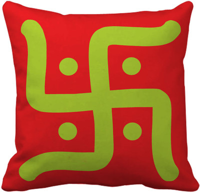 

Tied Ribbons Geometric Cushions Cover(30 cm*30 cm, Multicolor)