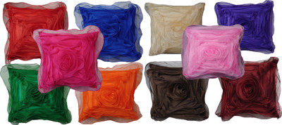 

HOME SHINE Floral Cushions Cover(40 cm*40 cm, Multicolor)