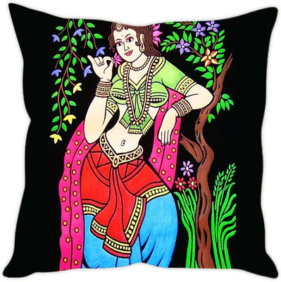 

Sleep Nature's Abstract Cushions Cover(40.64 cm*40.64 cm, Multicolor)