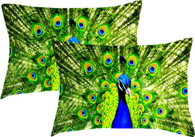 

Sleep Nature's Printed Pillows Cover(Pack of 2, 68.58 cm*45.72 cm, Multicolor)
