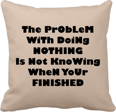 

Tied Ribbons Printed Cushions Cover(30 cm*30 cm, Multicolor)