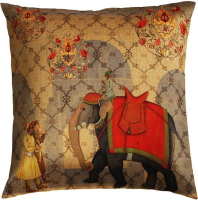 

Cult Curio Abstract Cushions Cover(40.64 cm*40.64 cm, Multicolor)