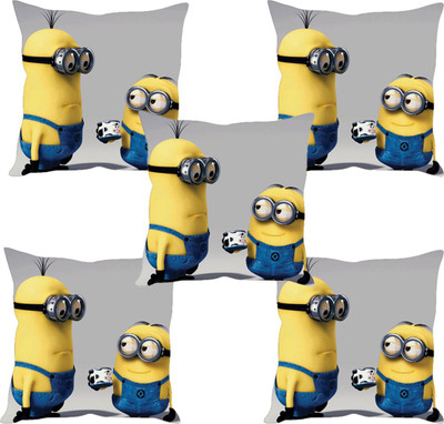 

Sleep Nature's Abstract Cushions Cover(Pack of 5, 30.63 cm*30.63 cm, Multicolor)