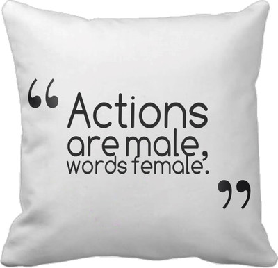 

Tied Ribbons Printed Cushions Cover(30 cm*30 cm, Multicolor)