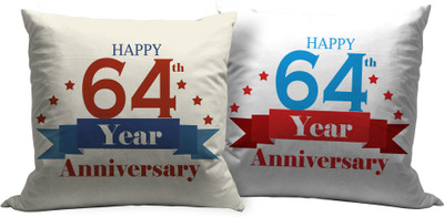 

Tied Ribbons Text Print Cushions Cover(Pack of 2, 30 cm*30 cm, Multicolor)
