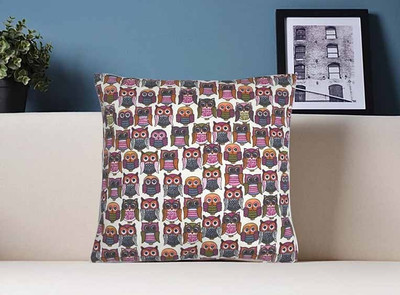 

Painting Mantra Abstract Cushions Cover(40 cm*40 cm, Multicolor)