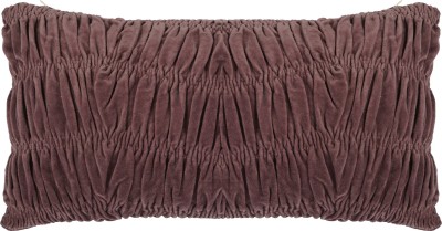 

Solaj Self Design Cushions Cover(45 cm*30 cm, Brown)