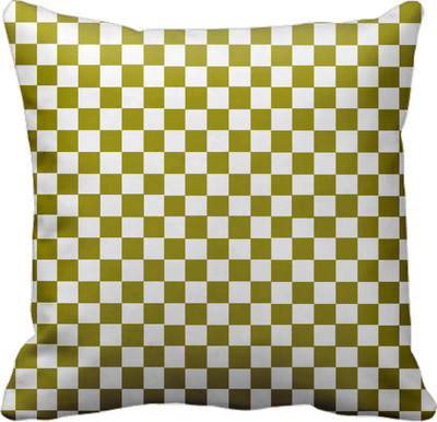 

SajawatHomes Abstract Cushions Cover(30 cm*30 cm, White, Green), Green;white