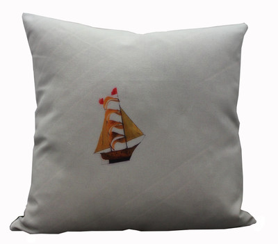

Adishma Printed Cushions Cover(40 cm*40 cm, White)
