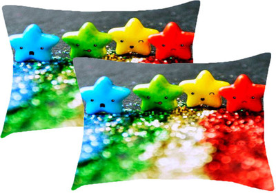 

Sleep Nature's Printed Pillows Cover(Pack of 2, 68.58 cm*45.72 cm, Multicolor)