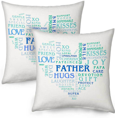 

Kaarigar Printed Cushions Cover(Pack of 2, 30.48 cm*30.48 cm, White)