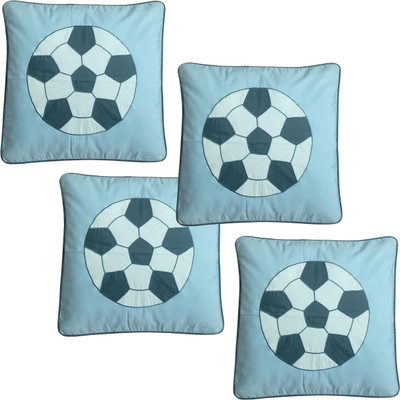 

Hugs N Rugs Embroidered Cushions Cover(Pack of 4, 40 cm*40 cm, Multicolor)