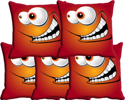 

IndiWeaves Printed Cushions Cover(Pack of 5, 30 cm*30 cm, Multicolor)