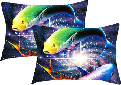 

Sleep Nature's Printed Pillows Cover(Pack of 2, 68.58 cm*45.72 cm, Multicolor)