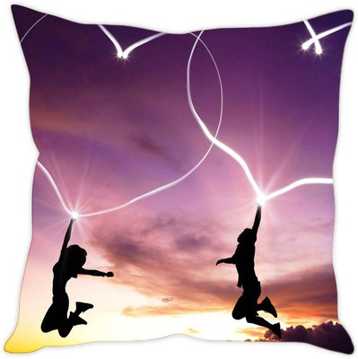 

Sleep Nature's Abstract Cushions Cover(30.63 cm*30.63 cm, Multicolor)