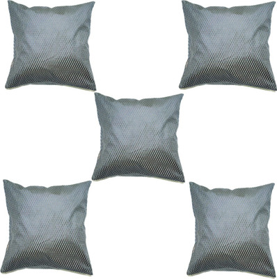 

Koncepts Self Design Cushions & Pillows Cover(Pack of 5, 42 cm*42 cm, Grey)