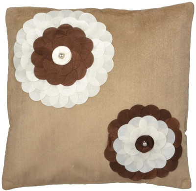

Nikunj Floral Cushions Cover(Pack of 5, 40 cm*40 cm, Brown)