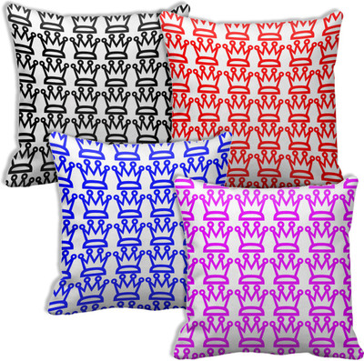 

Tied Ribbons Abstract Cushions Cover(Pack of 4, 30 cm*30 cm, Multicolor)