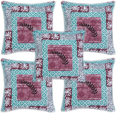 

Metro Living Floral Cushions Cover(Pack of 5, 40 cm*40 cm, Multicolor)