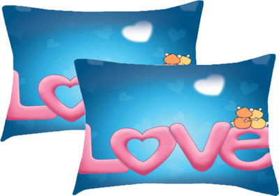 

Sleep Nature's Printed Pillows Cover(Pack of 2, 68.58 cm*45.72 cm, Multicolor)