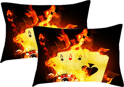 

Sleep Nature's Printed Pillows Cover(Pack of 2, 68.58 cm*45.72 cm, Multicolor)