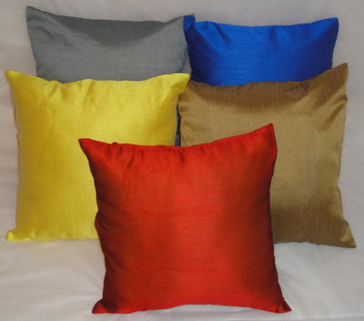 

Asc Plain Cushions Cover(Pack of 5, 40.64 cm*40.64 cm, Multicolor)