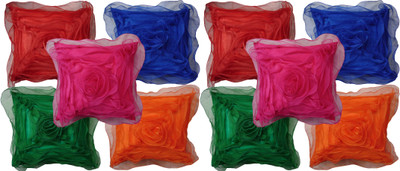

HOME SHINE Floral Cushions Cover(40 cm*40 cm, Multicolor)