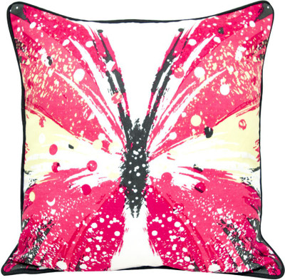 Elan Abstract Cushions Cover(40 cm*40 cm, Pink)