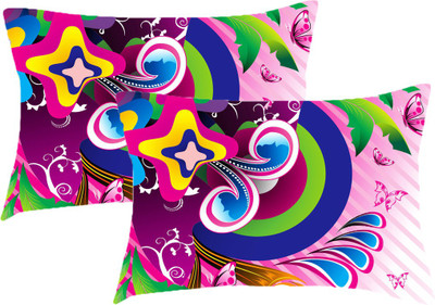 

Sleep Nature's Printed Pillows Cover(Pack of 2, 68.58 cm*45.72 cm, Multicolor)
