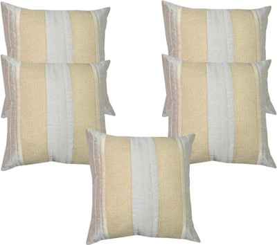 

Shine Villa Checkered Cushions Cover(Pack of 5, 40 cm*40 cm, Yellow)