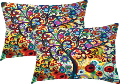 

Sleep Nature's Printed Pillows Cover(Pack of 2, 68.58 cm*45.72 cm, Multicolor)