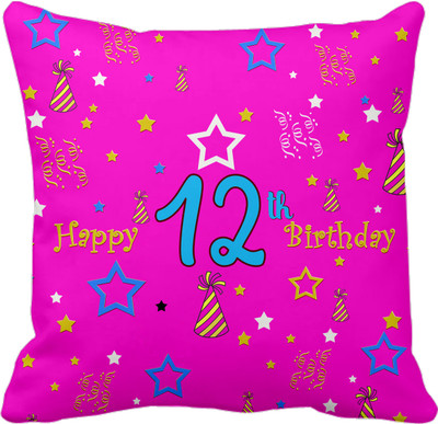 

Tied Ribbons Printed Cushions Cover(30 cm*30 cm, Multicolor)