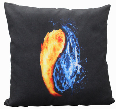 

Adishma Printed Cushions Cover(40 cm*40 cm, Black)