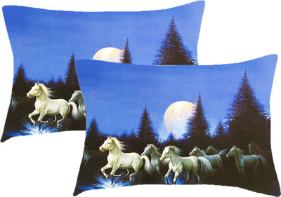 

Sleep Nature's Printed Pillows Cover(Pack of 2, 68.58 cm*45.72 cm, Multicolor)