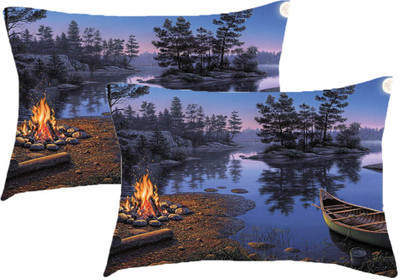 

Sleep Nature's Printed Pillows Cover(Pack of 2, 68.58 cm*45.72 cm, Multicolor)