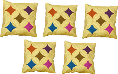 

PumPum Abstract Cushions Cover(Pack of 5, 40.48 cm*40.48 cm, Multicolor)